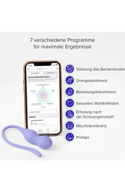 Perifit Vibroeier|Liebeskugeln & Vibroeier * Appgesteuerter Beckenboden-Trainer +