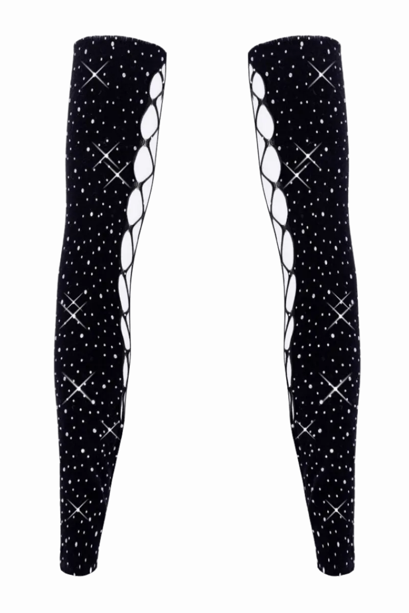 Cottelli Collection Bodystockings & Netz * Armstulpen Glitter