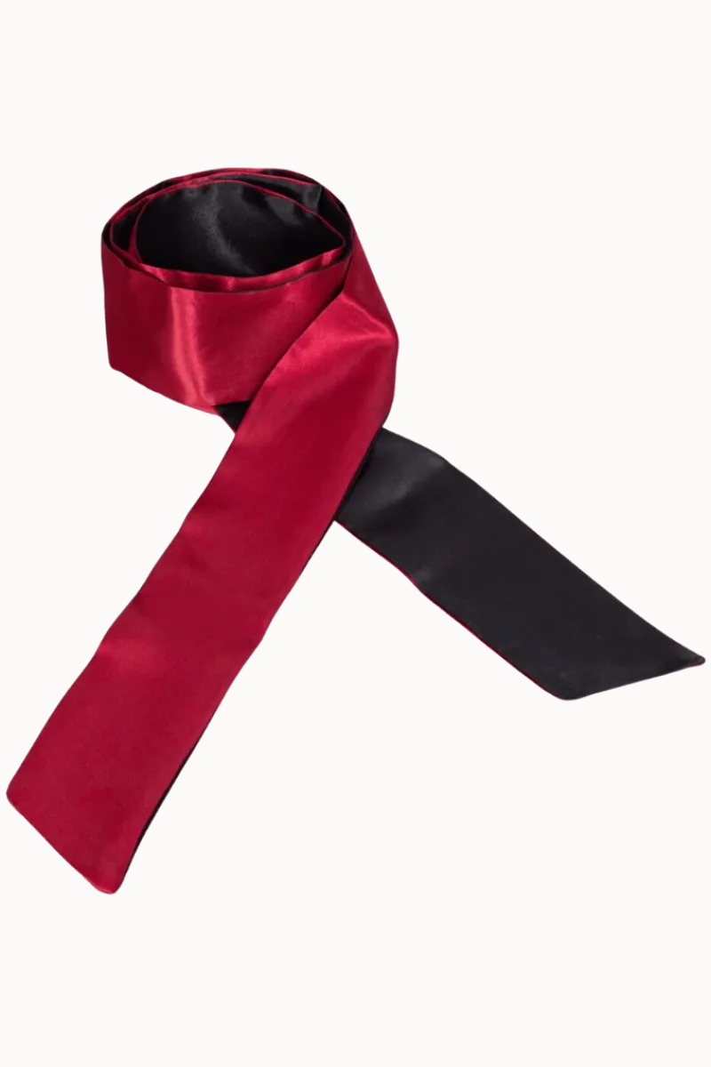 Cottelli Collection Soft Bdsm * Bondage-Schal rot/schwarz