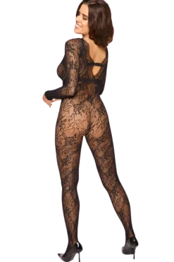 Cottelli Collection Bodystockings & Netz * Catsuit Spitzenoptik ouvert