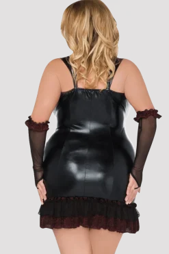 Andalea Negligee & Babydoll * Chemise mit Armstulpen Plus Size