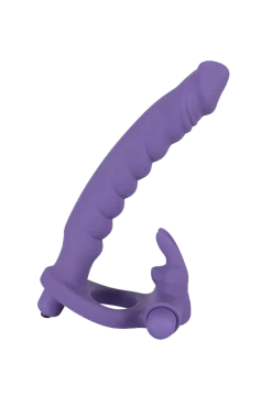 You2Toys Vibratoren|Doppeldildos * Dildo mit Rabbit-Penisring und Mini-Vibrator