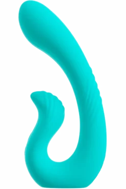Beau Coeur Vibratoren * Doppelvibrator türkis - Ø 3,6 cm | 17,5 cm