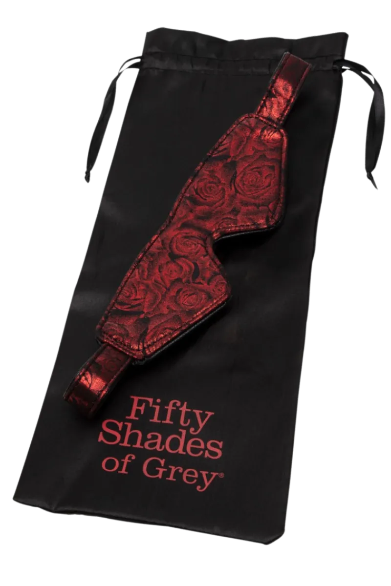 Fifty Shades of Grey Soft Bdsm * - Augenmaske schwarz rot