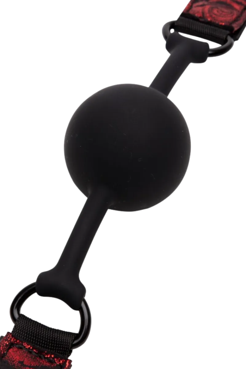 Fifty Shades of Grey Soft Bdsm * - Knebel schwarz rot