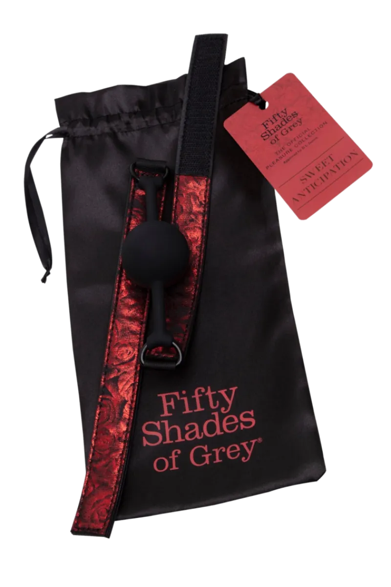 Fifty Shades of Grey Soft Bdsm * - Knebel schwarz rot