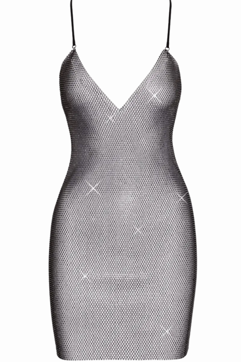 Cottelli Collection Sexy Kleider * Glitzer-Minikleid
