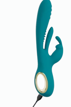Sweet Smile Vibratoren * G-Punkt Rabbitvibrator mit Stoßfunktion - Ø 3,5 cm | 25 cm