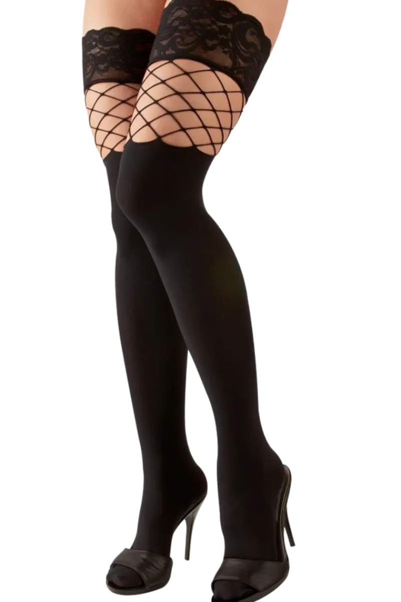 Cottelli Collection Strümpfe & Co. * halterlose Stockings Overknee-Look