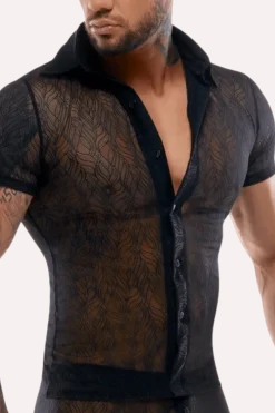 SVEN JOY MENT Männer Outfits * Hed chwarz tranparent