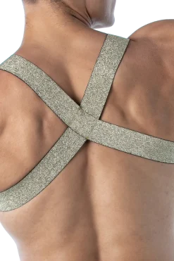 TOF PARIS Harness * Herren Brust Harness gold
