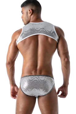 TOF PARIS Harness * Herren Brut Harne weiß iber