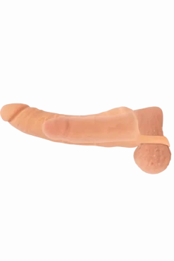 Nature Skin Paartoys|Masturbator * 2in1 Masturbator-Dildo - Ø 5,7cm | 23,8cm | Large