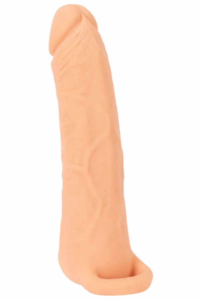 Nature Skin Paartoys|Masturbator * 2in1 Masturbator-Dildo - Ø 5,7cm | 23,8cm | Large