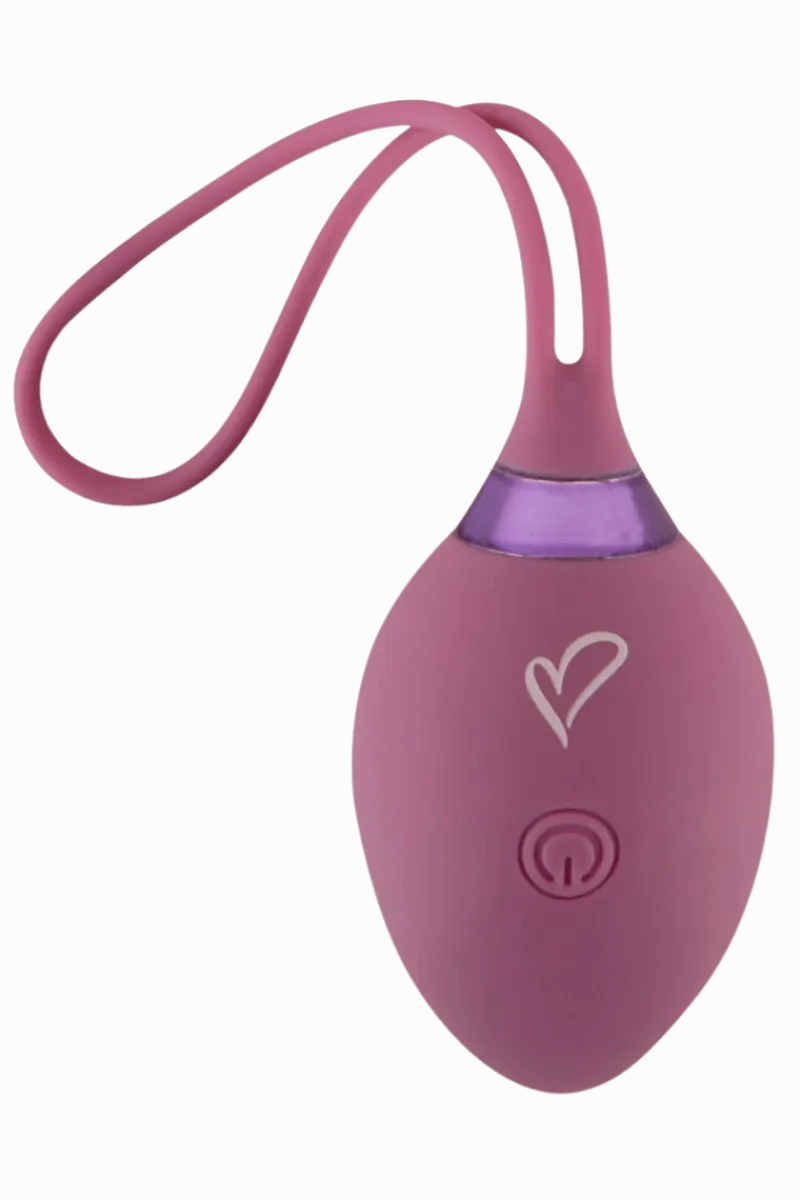 Beau Coeur Vibroeier|Liebeskugeln & Vibroeier * leise Vibro-Liebeskugel mit Fernbedienung in lila - 41g