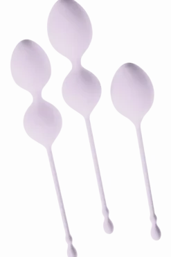 Beau Coeur Vibroeier|Liebeskugeln & Vibroeier * Liebeskugel Trainings-Set - 55g, 75g, 95g