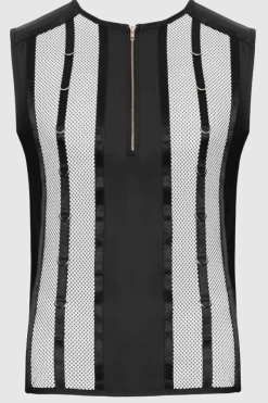 SVEN JOY MENT Männer Outfits * attook Netzhirt it Ringen