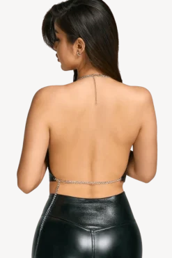 Cottelli Collection Körperschmuck * Neckholder Top schwarz