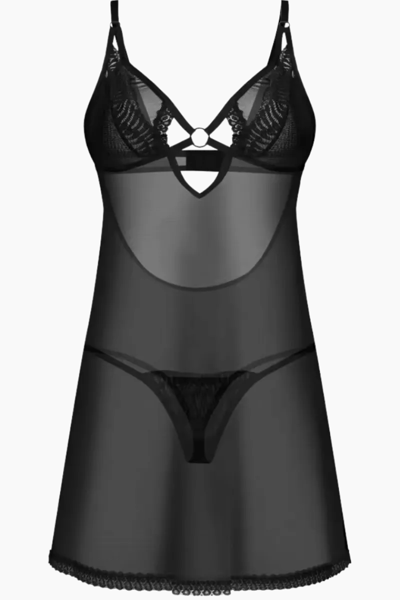 Obsessive Negligee & Babydoll * Negligé Set schwarz