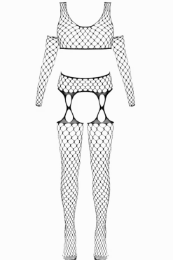 Fantasy by Cottelli Bodystockings & Netz * Netz-Set 3tlg. schwarz