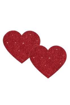 Cottelli Collection Nipple Pasties * Nipple Pasties Herz rot