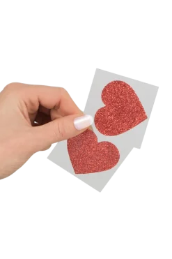 Cottelli Collection Nipple Pasties * Nipple Pasties Herz rot