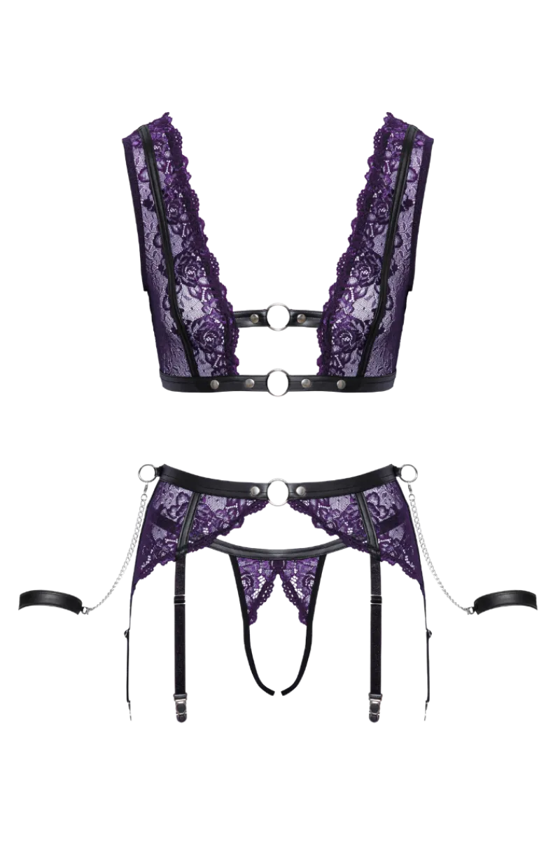 Cottelli Collection Reizwäsche Sets * Ouvert Bondage-et chwarz ia