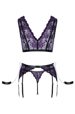 Cottelli Collection Reizwäsche Sets * Ouvert Bondage-et chwarz ia