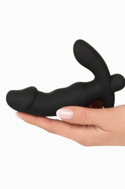 ANOS Prostata Vibrator|Analplugs & Ketten * Prostatavibrator in Penisoptik - Ø 3,3 cm | 14 cm
