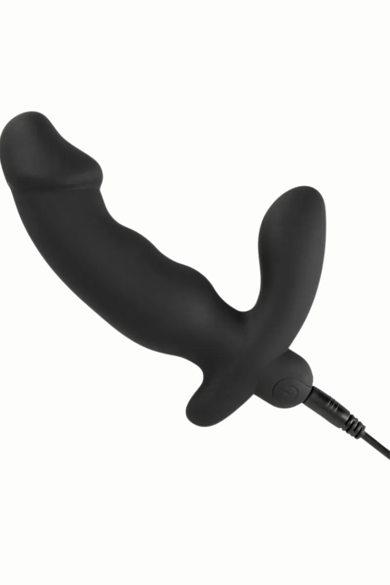 ANOS Prostata Vibrator|Analplugs & Ketten * Prostatavibrator in Penisoptik - Ø 3,3 cm | 14 cm
