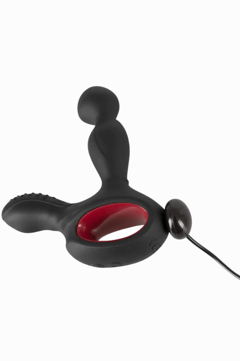 Rebel Prostata Vibrator|Analplugs & Ketten * Prostatavibrator mit Wärmefunktion - Ø 3,3 cm | 14,5 cm
