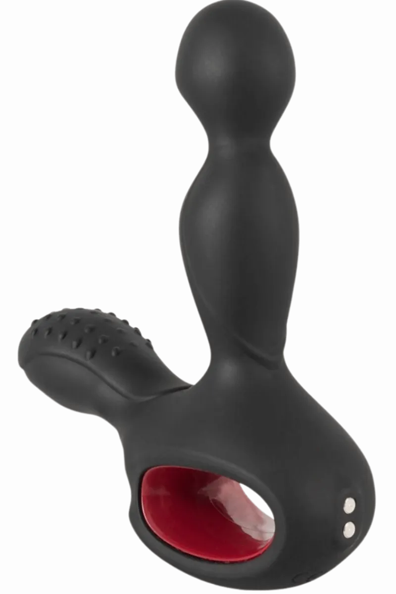 Rebel Prostata Vibrator|Analplugs & Ketten * Prostatavibrator mit Wärmefunktion - Ø 3,3 cm | 14,5 cm
