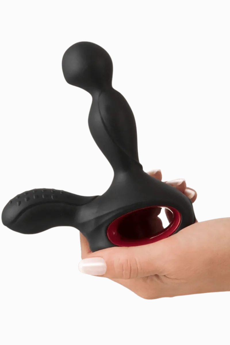 Rebel Prostata Vibrator|Analplugs & Ketten * Prostatavibrator mit Wärmefunktion - Ø 3,3 cm | 14,5 cm