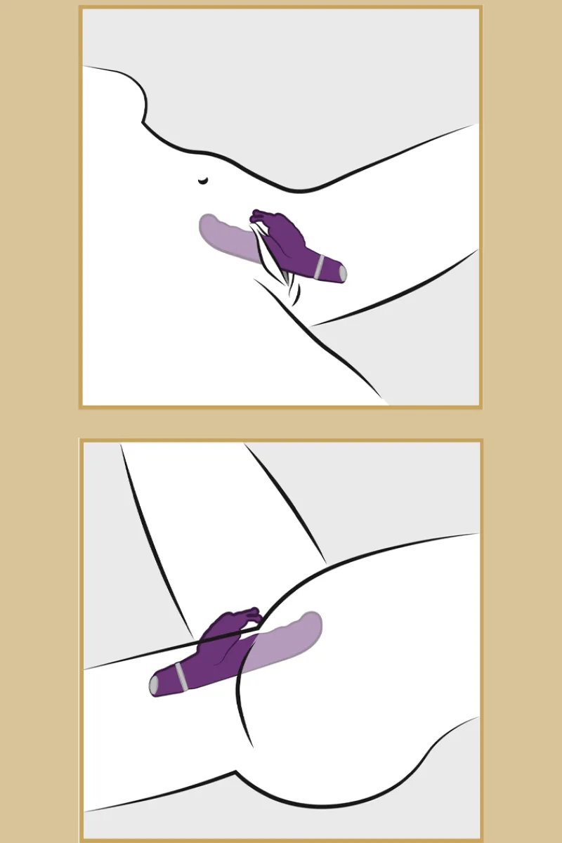 Sweet Smile Vibratoren * Rabbit Vibrator - Ø 2,5cm | 15,5cm