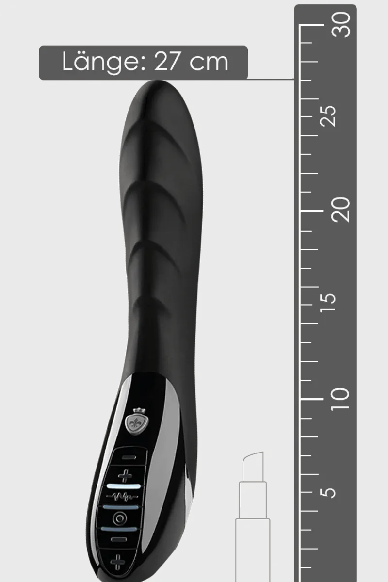 Mystim Vibratoren * Reizstromvibrator mit 2 Motoren - Ø 4cm | 27cm - Sizzling Simon