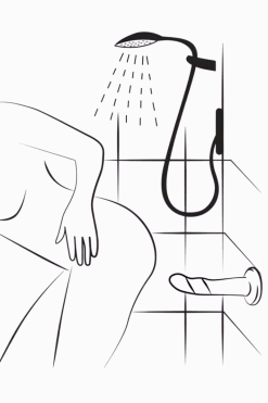 ROMP Dildos & Strap-Ons|Doppeldildos * Dizi - Saugfuß-Dildo - Ø 3,5cm | 18cm