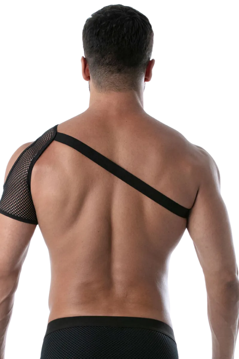 TOF PARIS Harness * Schulter Harness mit Netz schwarz