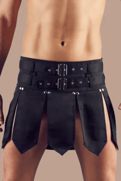 SVEN JOY MENT Männer Outfits * chwarzer Rock it Gürten