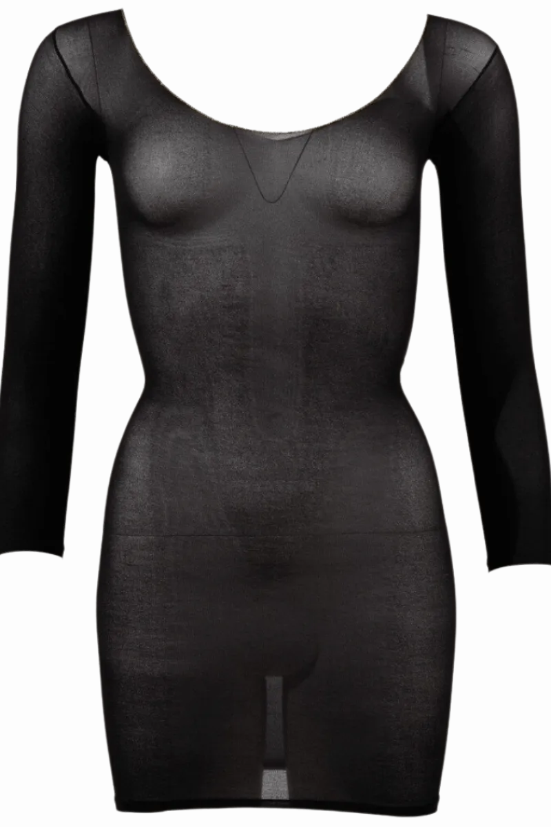 NO:XQSE Sexy Kleider * schwarzes Dessous-Kleid