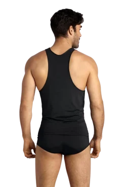Anais for Men Männer Outfits * chwarze Herren Tanktop