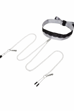 Fifty Shades of Grey Soft Bdsm * Shades of Grey Halsband mit Nippelklemmen