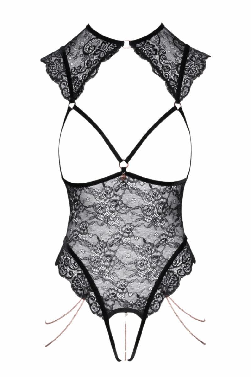 Abierta Fina Bodys * pitzen Ouvert-Body