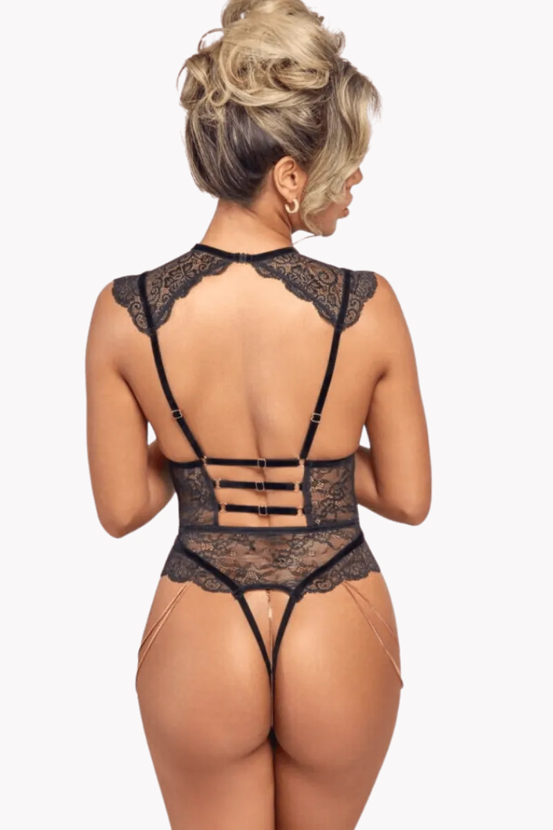 Abierta Fina Bodys * pitzen Ouvert-Body