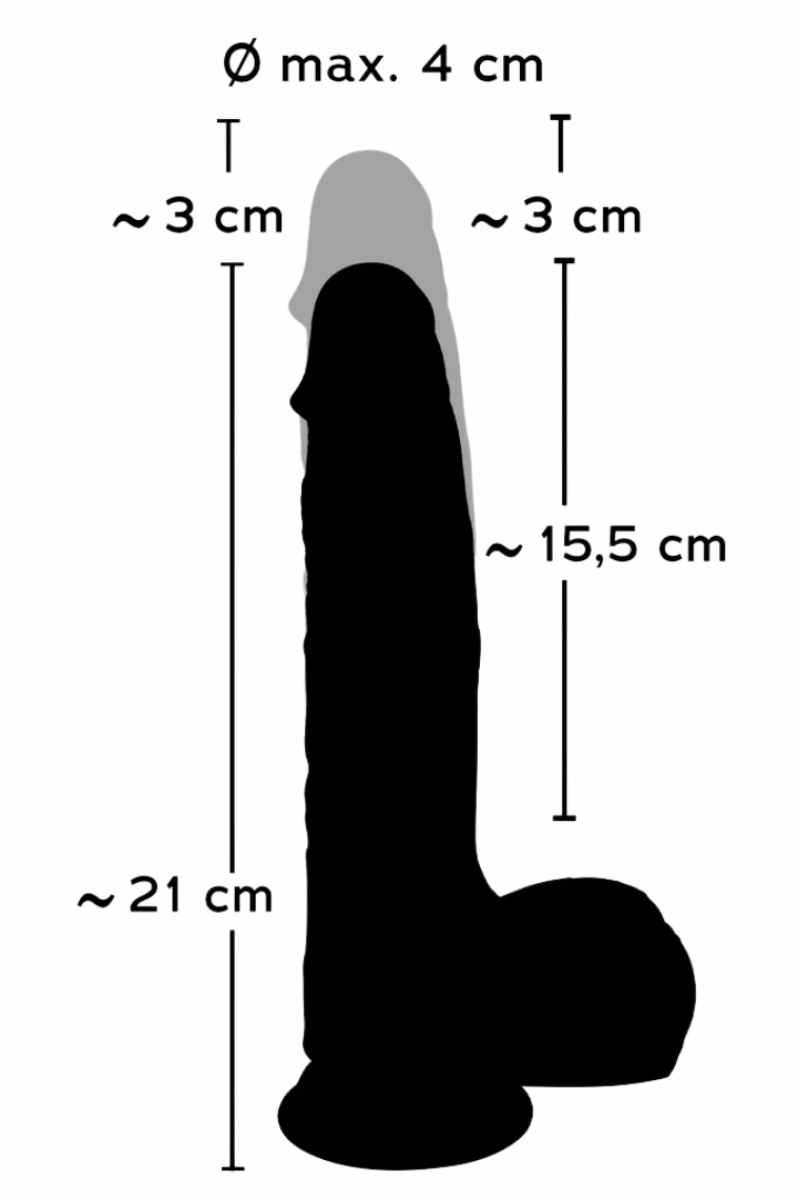 You2Toys Vibratoren * Stoßvibrator mit Saugfuß - Ø 4cm | 21cm