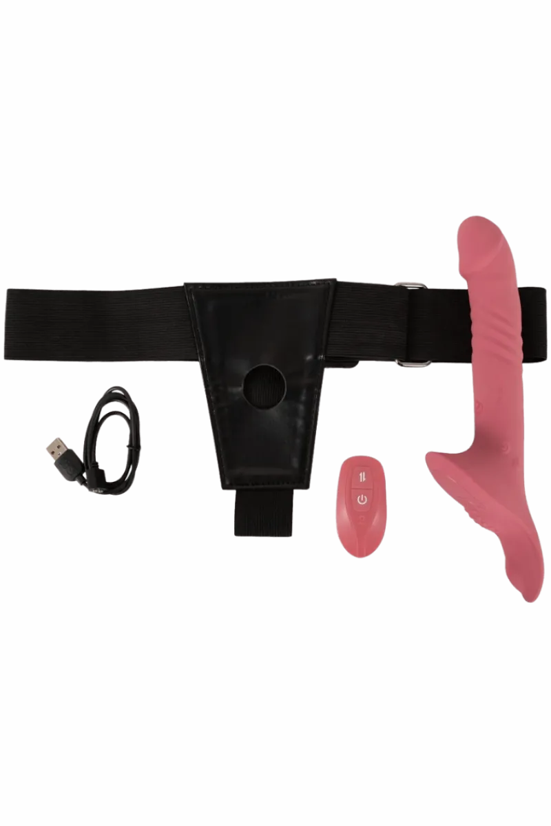 You2Toys Paartoys|Doppeldildos * Strap-On Set mit Fernbedienung 26,2 cm | 3,5 cm