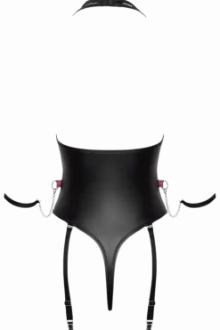 Cottelli Collection Wetlook Outfits|Bodys * trapbody Bondage