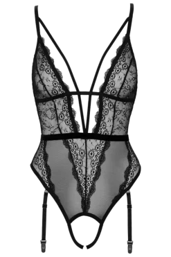 Cottelli Collection Bodys * trapbody ouvert chwarz