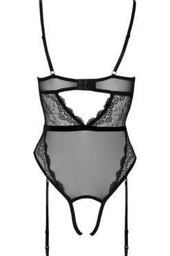 Cottelli Collection Bodys * trapbody ouvert chwarz