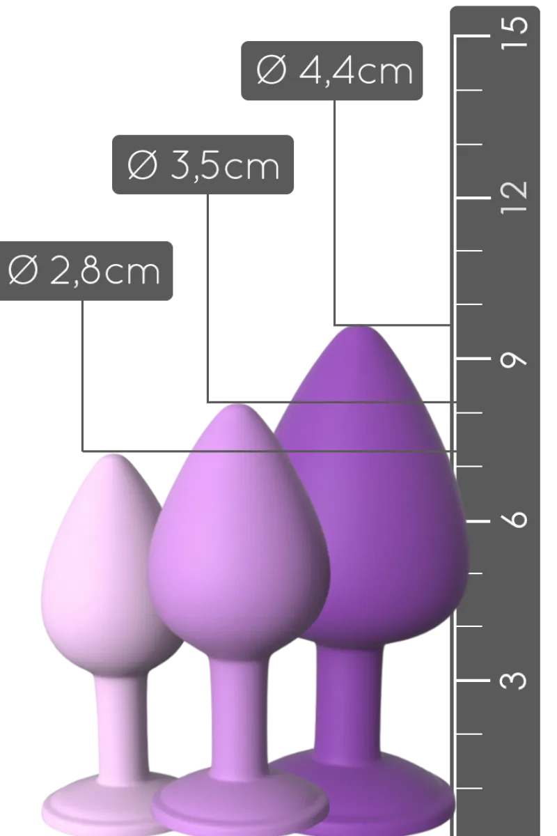 Fantasy for her Analtoys|Analplugs & Ketten * 3tlg. Analplug-Set