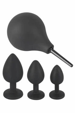 Black Velvets Analtoys|Analplugs & Ketten * 4tlg. Anal-Set